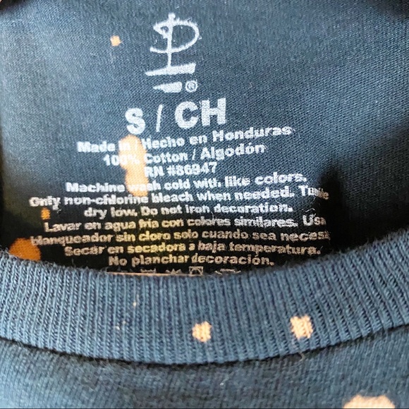 NEW Pink Floyd Crew Neck Bleach Dye Graphic Band Tee Shirt Black - Picture 4 of 4